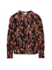 Garcia Bluse in Schwarz/ Rot