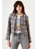 Garcia Blazer beige/zwart/blauw
