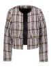 Garcia Blazer beige/zwart/blauw