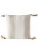 Boltze Kissen "Linel" in Beige/ Weiß - (L)30 x (B)50 cm