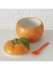 Boltze Marmeladendose "Orange" in Orange - (H)12 x  Ø 13 cm