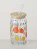 Boltze Szklanki (2 szt.) "Fruits" ze wzorem - 450 ml