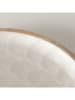Boltze Serveerbord "Shella" lichtbruin/crème - Ø 20 cm