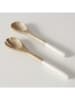 Boltze Salatbesteck "Shella" in Hellbraun/ Creme - (H)28 cm
