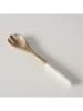 Boltze Salatbesteck "Shella" in Hellbraun/ Creme - (H)28 cm