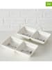 Boltze 2-delige set: serveerkommen "BBQ" beige - (B)14 x (H)7 x (D)3 cm