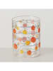 Boltze 2-delige set: drinkglazen "Fruits" meerkleurig - (H)9 x  Ø 7 cm