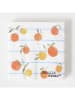 Boltze 2-delige set: servetten "Fruits" geel/oranje - 2x 20 stuks