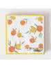 Boltze 2-delige set: servetten "Fruits" geel/oranje - 2x 20 stuks