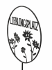 Boltze 2er-Set: Gartenstäbe "Esra" in Schwarz - (H)100 cm