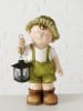 Boltze 2-delige set: decofiguren "Nicci" groen/geel - (H)41 cm