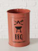 Boltze 2er-Set: Utensilienhalter "BBQ" in Grün/ Rot - (H)15 x Ø 10,5 cm