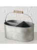 Boltze Utensilienhalter "Matera" in Grau - (B)28 x (H)12 x (T)16 cm - Ø 0,00