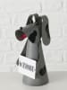 Boltze 2er-Set: Zaunsitzer "Perro" in Grau - (H)20,5 cm