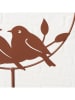 Boltze 2er-Set: Gartenstäbe "Welcome" in Braun - (H)99 cm