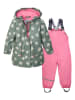 First Instinct by Killtec 2-delige regenoutfit "First Instinct" groen/lichtroze