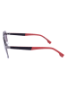 Hugo Boss Herren-Sonnenbrille in Silber/ Rot