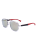 Hugo Boss Herenzonnebril zilverkleurig/rood