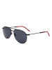 HUGO Herren-Sonnenbrille in Schwarz/ Rot