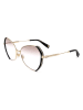 Marc Jacobs Damen-Sonnenbrille in Gold/ Schwarz