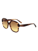 Ted Baker Damen-Sonnenbrille in Duneklbraun/ Gelb