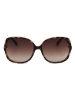 Ted Baker Damen-Sonnenbrille in Dunkelbraun/ Hellbraun/ Beige