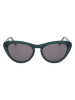 Ted Baker Damen-Sonnenbrille in Grün/ Grau