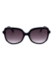 Ted Baker Damen-Sonnenbrille in Schwarz-Silber/ Lila