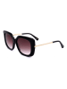 Ted Baker Damen-Sonnenbrille in Schwarz/ Rosa