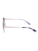 Ted Baker Damen-Sonnenbrille in Gold/ Lila