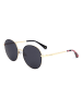 Ted Baker Damen-Sonnenbrille in Gold/ Schwarz