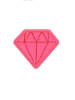 Lässig 3er-Set: Patches "Diamant" in Gelb/ Pink