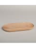 Eulenschnitt Tablett "Herz" in Hellbraun - (B)25 x (H)12 cm