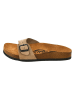 Moosefield Leder-Pantoletten in Beige