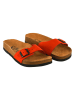 Moosefield Leren slippers rood
