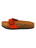 Moosefield Leren slippers rood