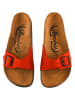 Moosefield Leren slippers rood