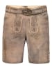Edelnice Lederhose "Lukas" in Hellbraun