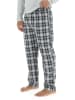 Pierre Cardin Pyjama in Grau/ Schwarz