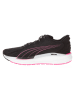 Puma Hardloopschoenen "Magnify Nitro Knit" zwart/wit/roze