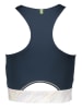 Puma Biustonosz sportowy "Run High Shine" w kolorze granatowym