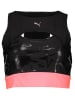 Puma Biustonosz sportowy "Run Ultraform AOP" w kolorze czarnym