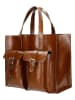Wojas Leder-Henkeltasche in Hellbraun - (B)33 x (H)30 x (T)17 cm