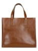 Wojas Leder-Henkeltasche in Hellbraun - (B)33 x (H)30 x (T)17 cm