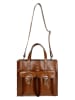 Wojas Leder-Henkeltasche in Hellbraun - (B)33 x (H)30 x (T)17 cm
