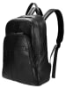 Wojas Leder-Rucksack in Schwarz - (B)32 x (H)42 x (T)12 cm