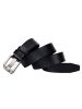 The Time of Bocha Leren riem zwart