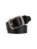 The Time of Bocha Leren riem zwart