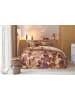 Beddinghouse Satijnen beddengoedset "Orchid Terra" beige/paars