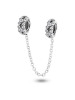 CHARM'S Silber-Sicherheitskette mit Kriatallen